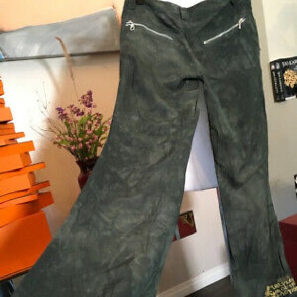 The People of the Labyrinths Green Cargo Pants - Picture 8 of 12